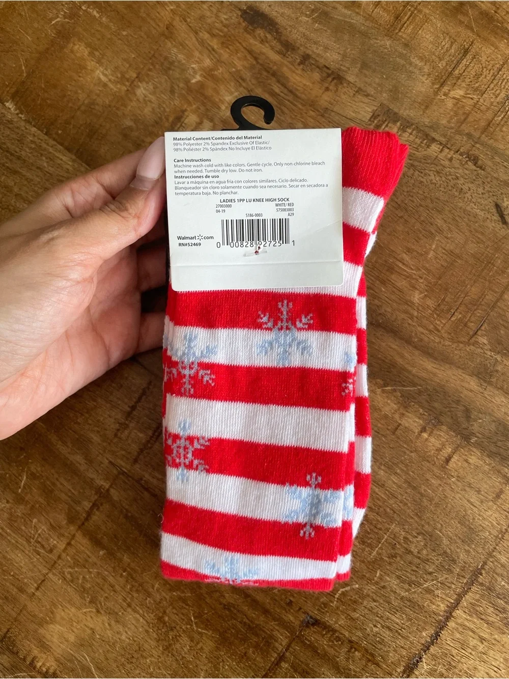 Holiday Time Light-Up Santa Knee High Slipper Socks | Cozy Christmas Socks 🎄✨